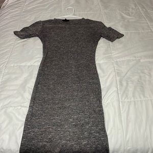 Grey Midi Dress